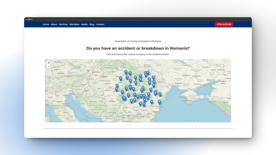 ACTR - Association of Towing Companies in Romania screenshot 2
