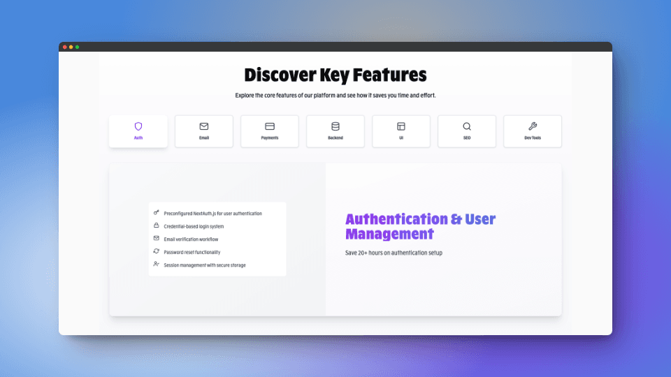Apex - Product Landing Page screenshot 1