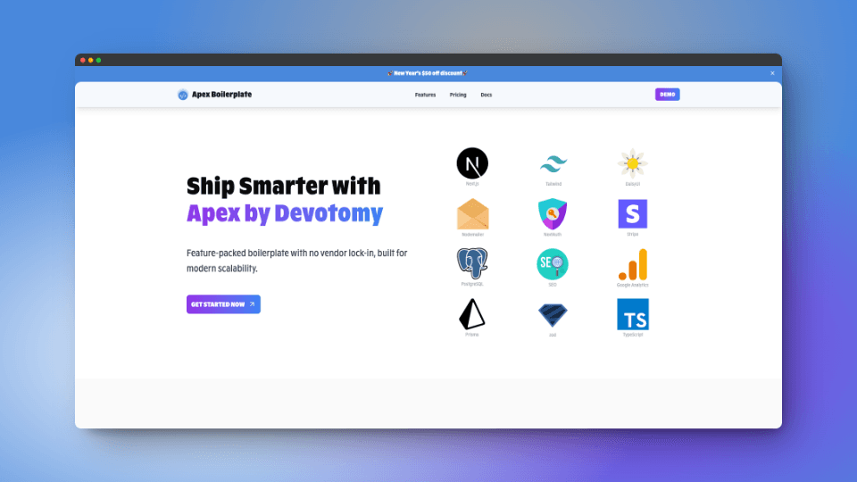 Apex - Product Landing Page screenshot 2